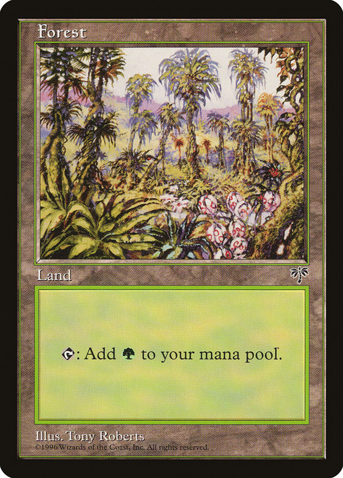 Forest (Flowers Not Opened Bottom Right) [Mirage] | Jomio and Rueliete's Cards and Comics