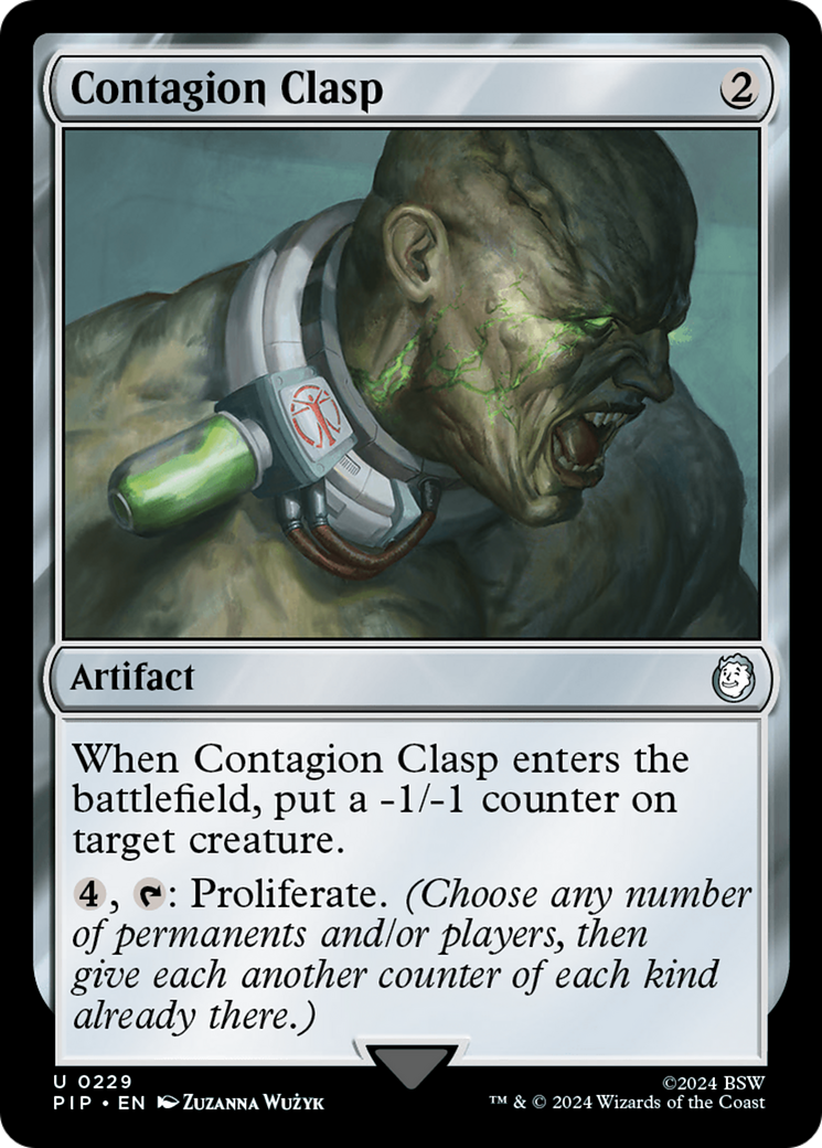 Contagion Clasp [Fallout] | Jomio and Rueliete's Cards and Comics