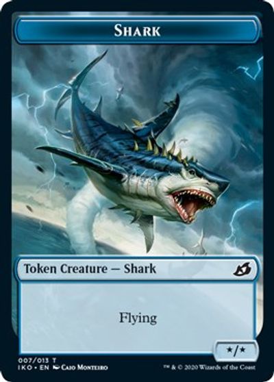 Pegasus // Shark Double-Sided Token [Challenger Decks 2021 Tokens] | Jomio and Rueliete's Cards and Comics