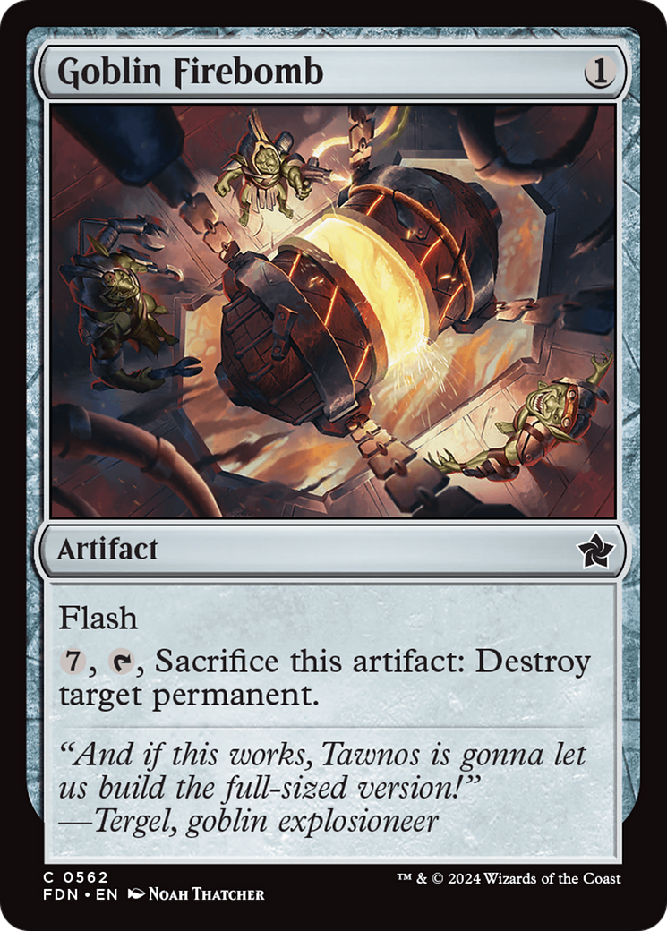 Goblin Firebomb [Foundations] | Jomio and Rueliete's Cards and Comics