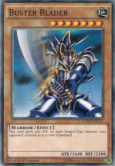 Buster Blader [YGLD-ENC11] Common | Jomio and Rueliete's Cards and Comics