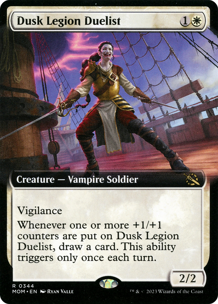 Dusk Legion Duelist (Extended Art) [March of the Machine] | Jomio and Rueliete's Cards and Comics