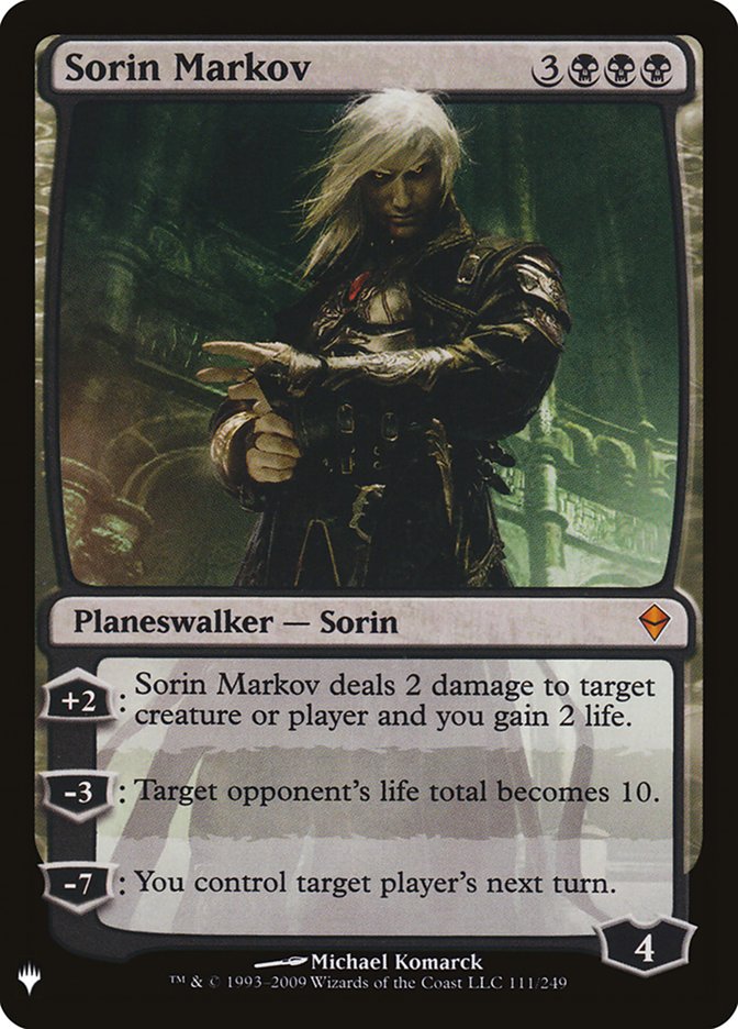 Sorin Markov [Mystery Booster] | Jomio and Rueliete's Cards and Comics