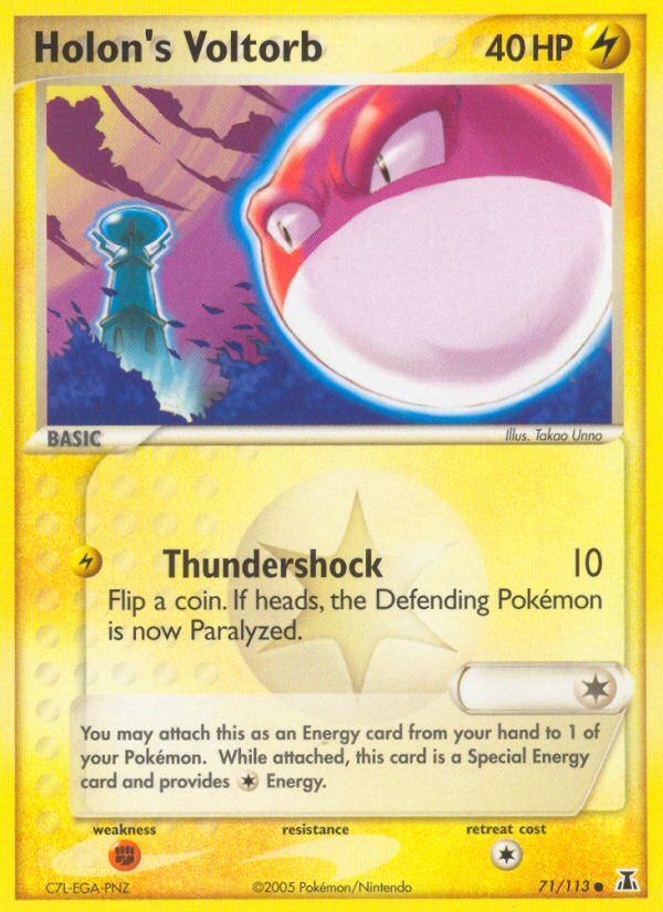 Holon's Voltorb (71/113) [EX: Delta Species] | Jomio and Rueliete's Cards and Comics