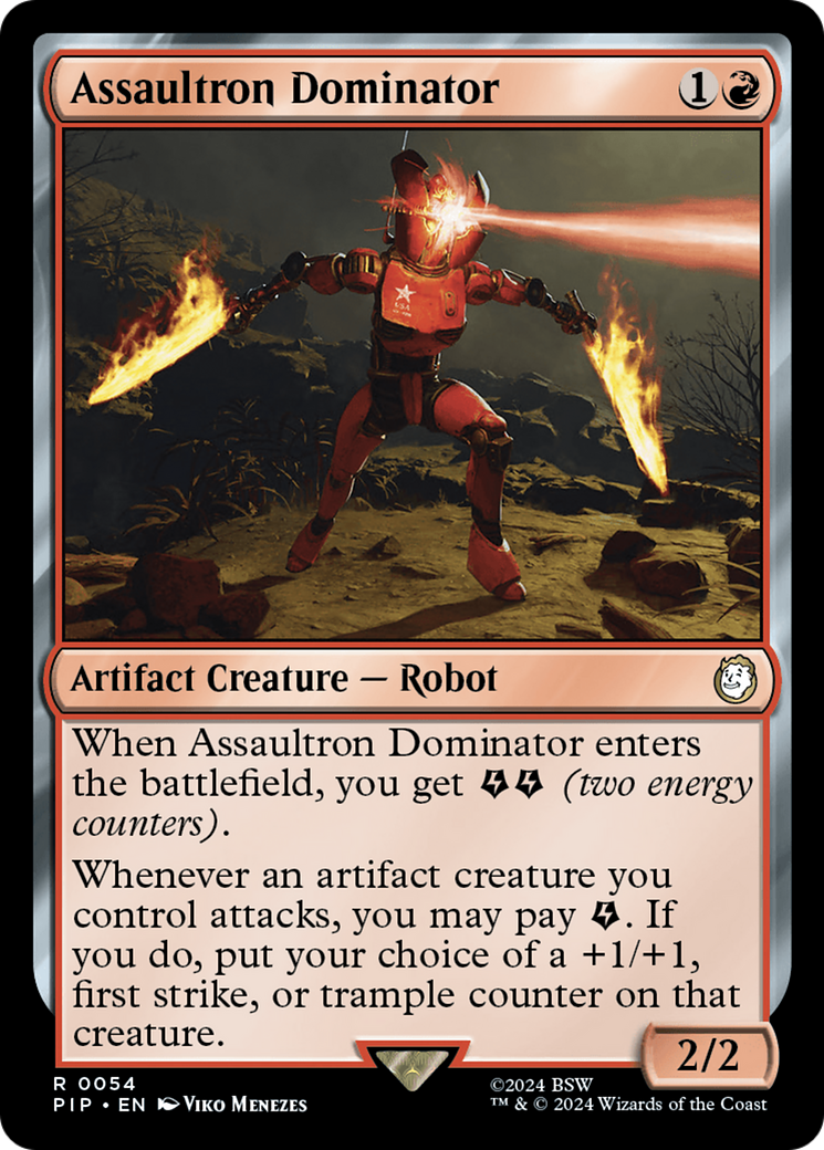 Assaultron Dominator [Fallout] | Jomio and Rueliete's Cards and Comics