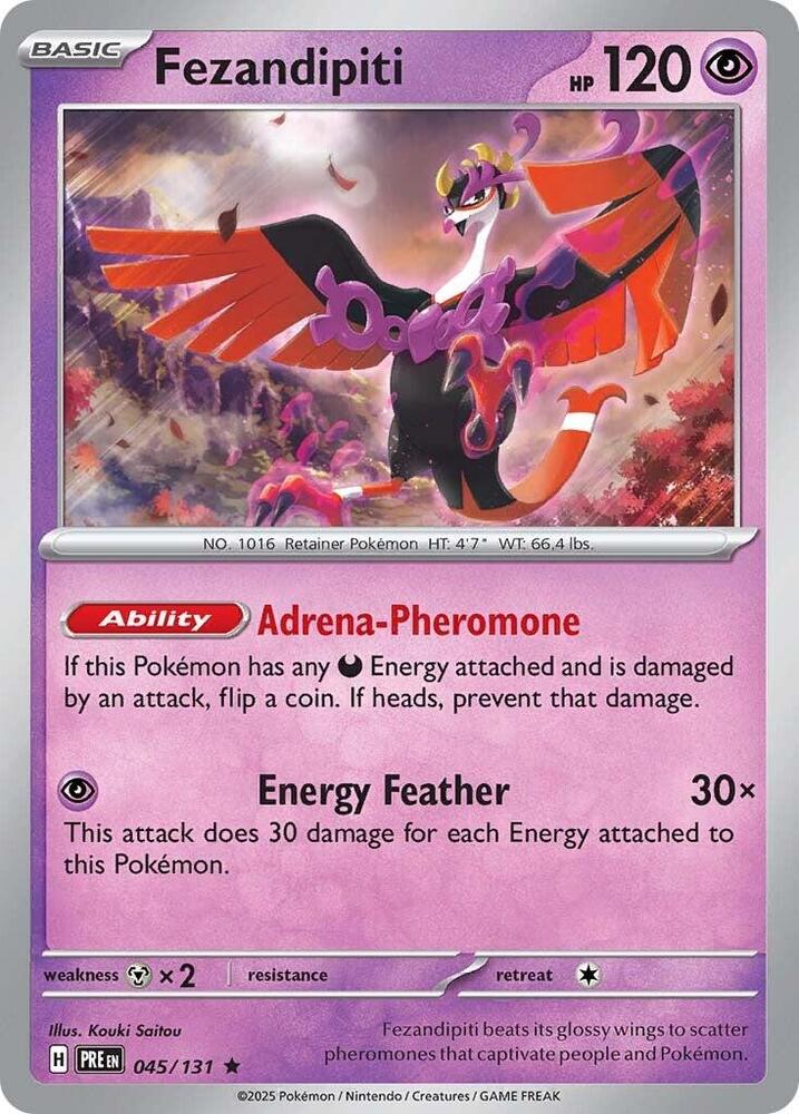 Fezandipiti (045/131) [Scarlet & Violet: Prismatic Evolutions] | Jomio and Rueliete's Cards and Comics