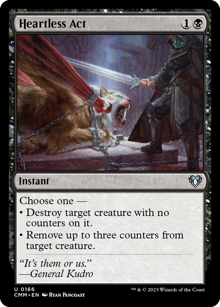 Heartless Act [Commander Masters] | Jomio and Rueliete's Cards and Comics