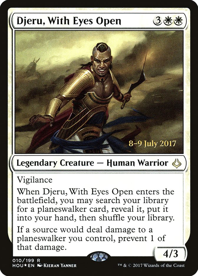 Djeru, With Eyes Open [Hour of Devastation Prerelease Promos] | Jomio and Rueliete's Cards and Comics