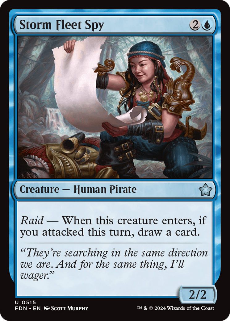 Storm Fleet Spy [Foundations] | Jomio and Rueliete's Cards and Comics