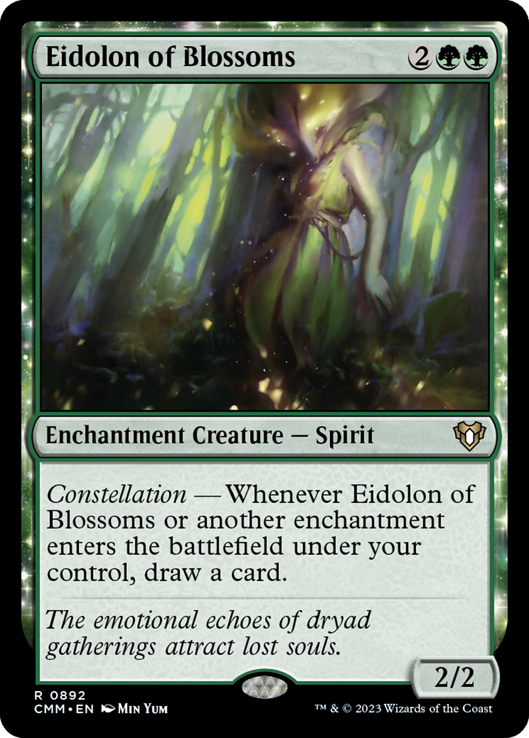 Eidolon of Blossoms [Commander Masters] | Jomio and Rueliete's Cards and Comics