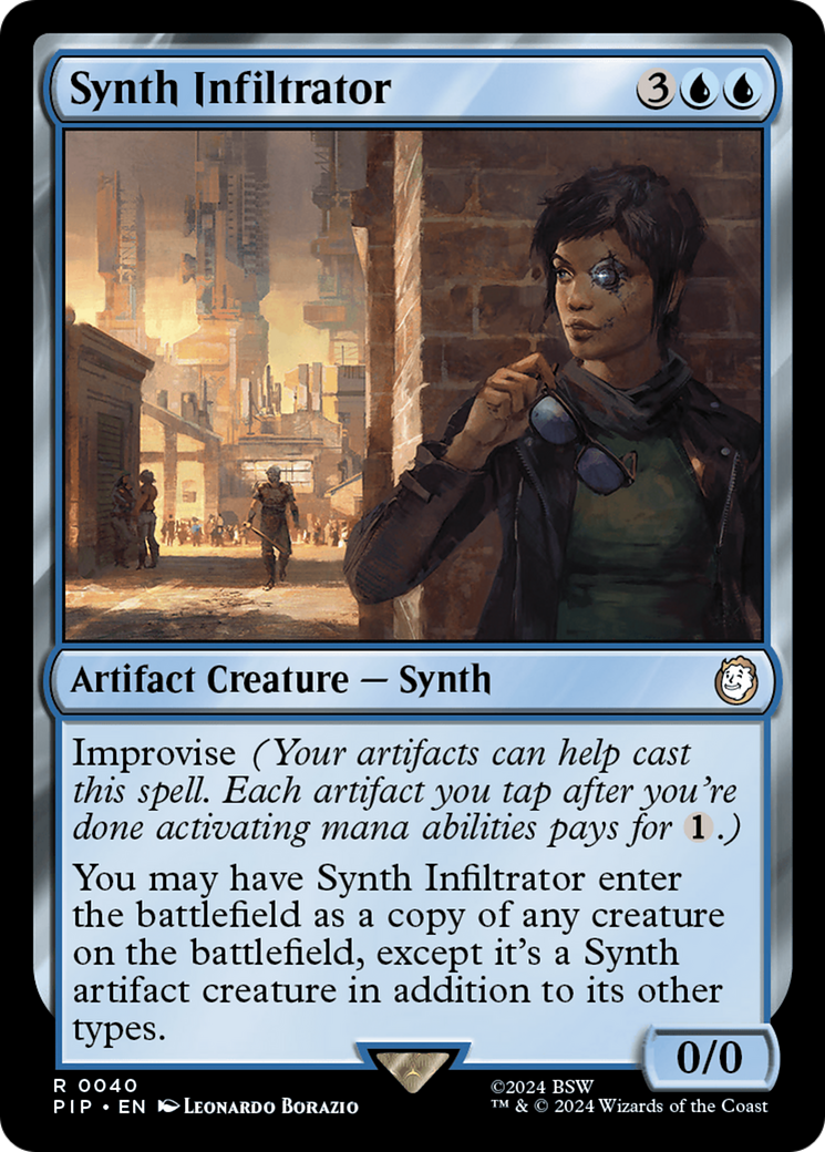 Synth Infiltrator [Fallout] | Jomio and Rueliete's Cards and Comics