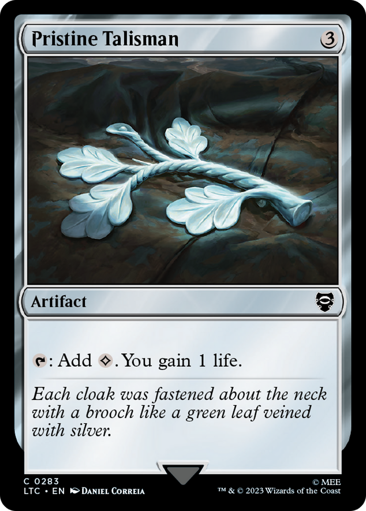 Pristine Talisman [The Lord of the Rings: Tales of Middle-Earth Commander] | Jomio and Rueliete's Cards and Comics