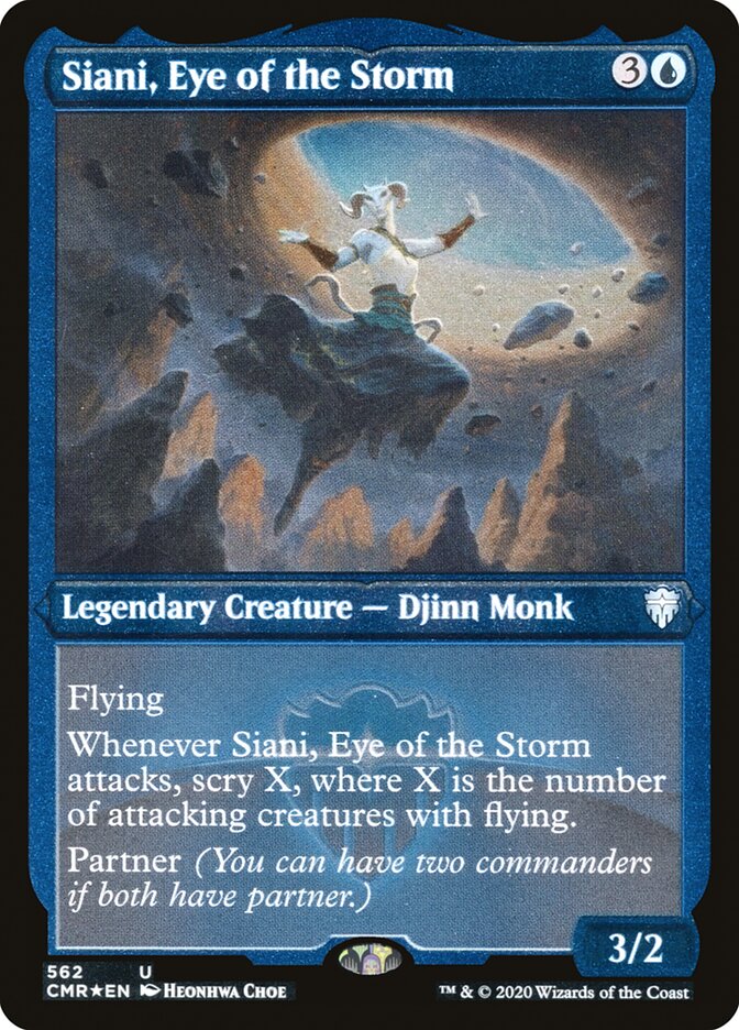 Siani, Eye of the Storm (Etched) [Commander Legends] | Jomio and Rueliete's Cards and Comics
