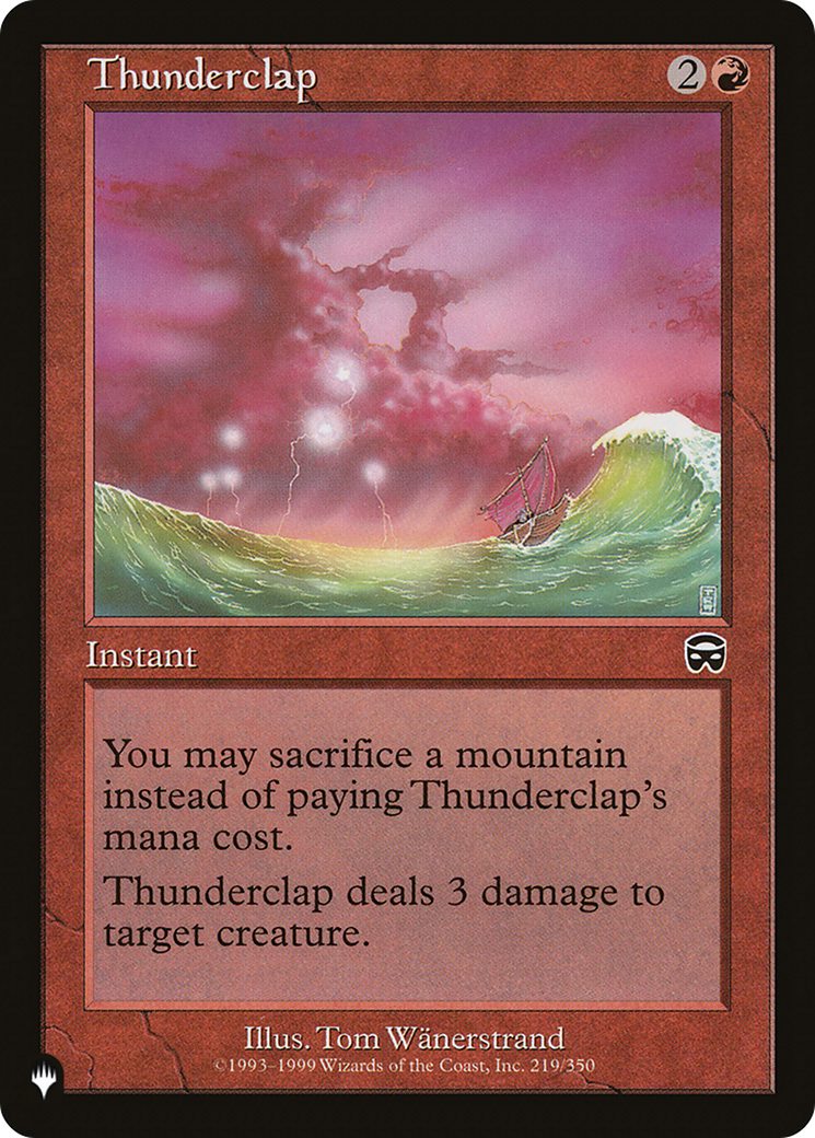 Thunderclap [The List] | Jomio and Rueliete's Cards and Comics