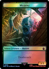 Human (0038) // Mutant Double-Sided Token (Surge Foil) [Doctor Who Tokens] | Jomio and Rueliete's Cards and Comics