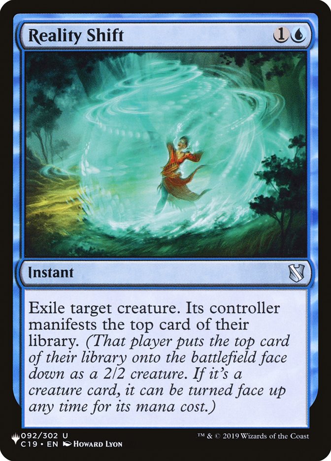 Reality Shift [The List] | Jomio and Rueliete's Cards and Comics
