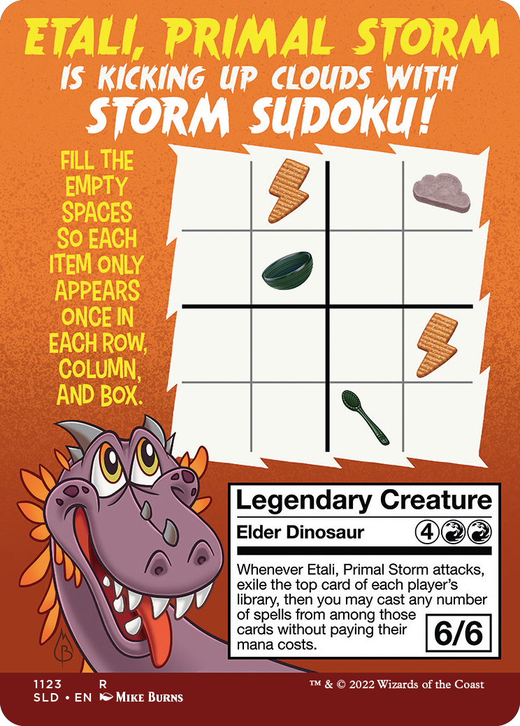 Etali, Primal Storm (Borderless) [Secret Lair Drop Series] | Jomio and Rueliete's Cards and Comics