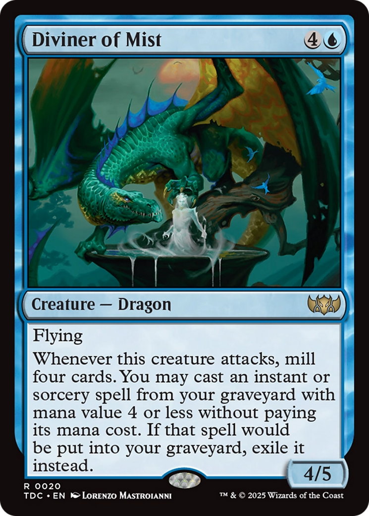 Diviner of Mist [Tarkir: Dragonstorm Commander] | Jomio and Rueliete's Cards and Comics