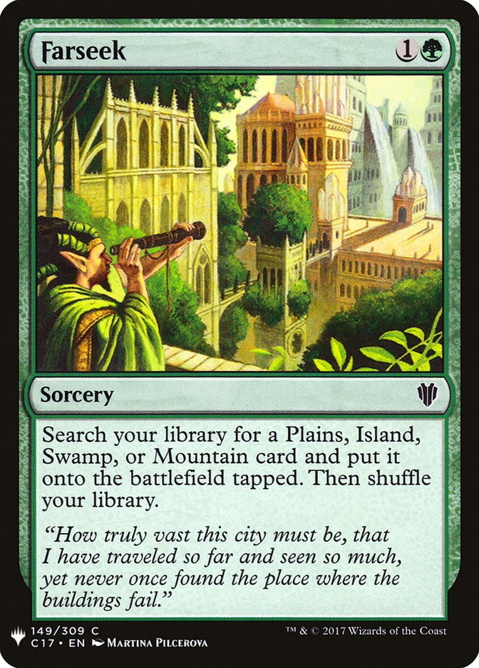Farseek [Mystery Booster] | Jomio and Rueliete's Cards and Comics