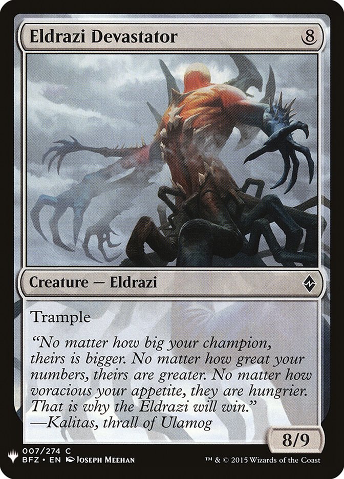 Eldrazi Devastator [Mystery Booster] | Jomio and Rueliete's Cards and Comics