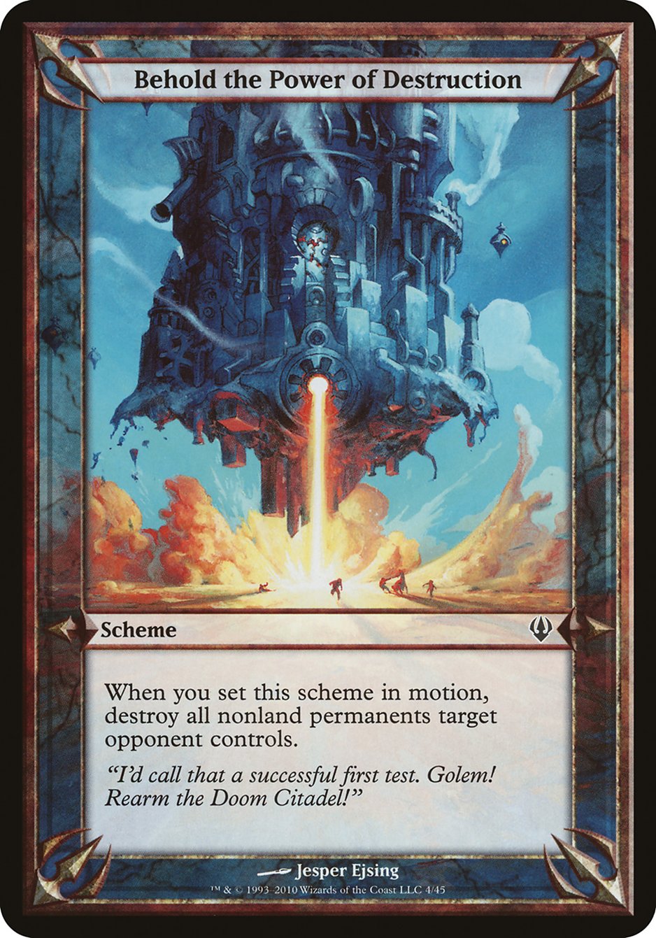 Behold the Power of Destruction (Schemes) [Archenemy Schemes] | Jomio and Rueliete's Cards and Comics
