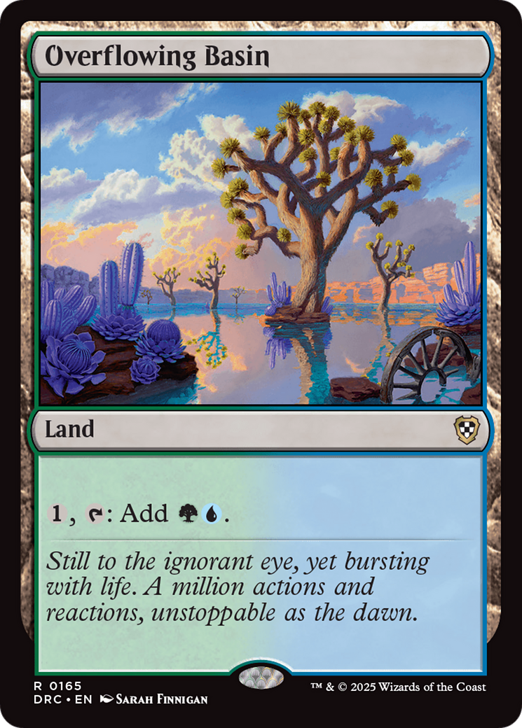 Overflowing Basin [Aetherdrift Commander] | Jomio and Rueliete's Cards and Comics
