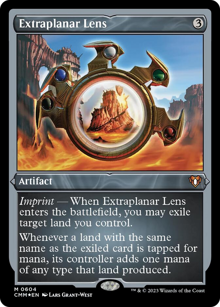Extraplanar Lens (Foil Etched) [Commander Masters] | Jomio and Rueliete's Cards and Comics