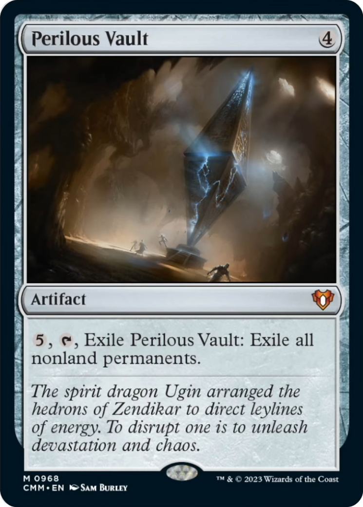 Perilous Vault [Commander Masters] | Jomio and Rueliete's Cards and Comics