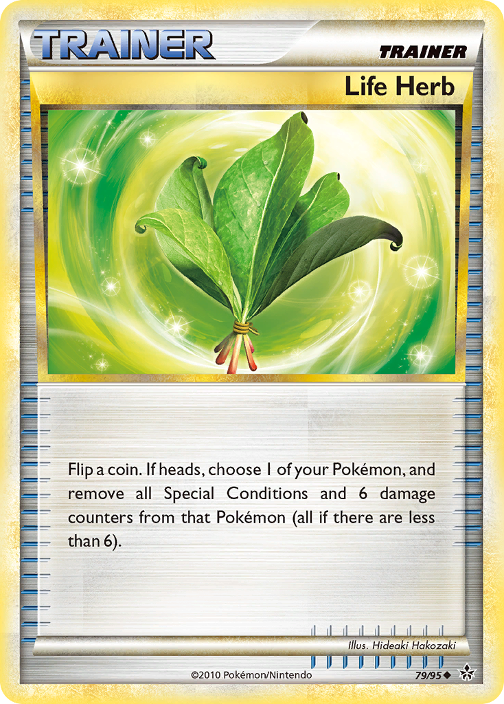 Life Herb (79/95) [HeartGold & SoulSilver: Unleashed] | Jomio and Rueliete's Cards and Comics