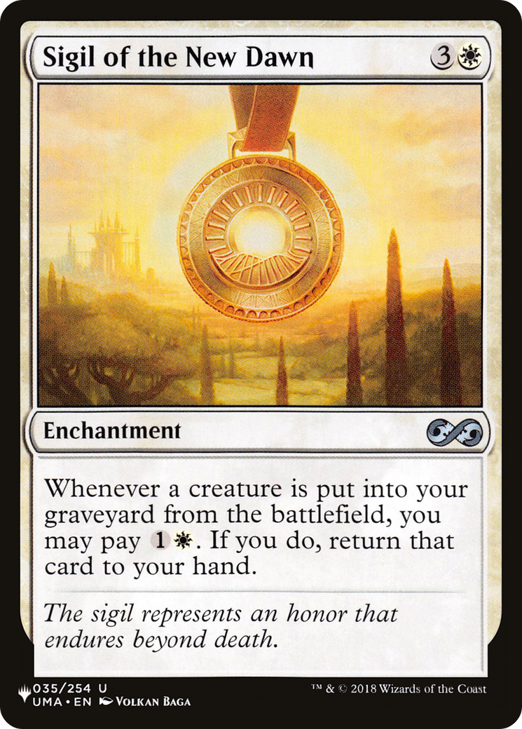 Sigil of the New Dawn [The List] | Jomio and Rueliete's Cards and Comics