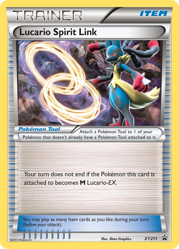 Lucario Spirit Link (XY211) [XY: Black Star Promos] | Jomio and Rueliete's Cards and Comics