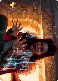 Birgi, God of Storytelling Art Card (Gold-Stamped Signature) [Kaldheim Art Series] | Jomio and Rueliete's Cards and Comics