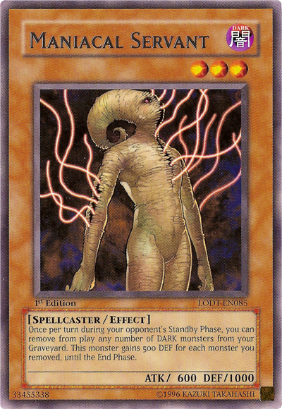 Maniacal Servant [LODT-EN085] Rare | Jomio and Rueliete's Cards and Comics