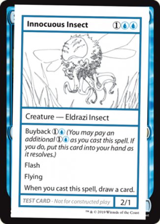 Innocuous Insect (2021 Edition) [Mystery Booster Playtest Cards] | Jomio and Rueliete's Cards and Comics