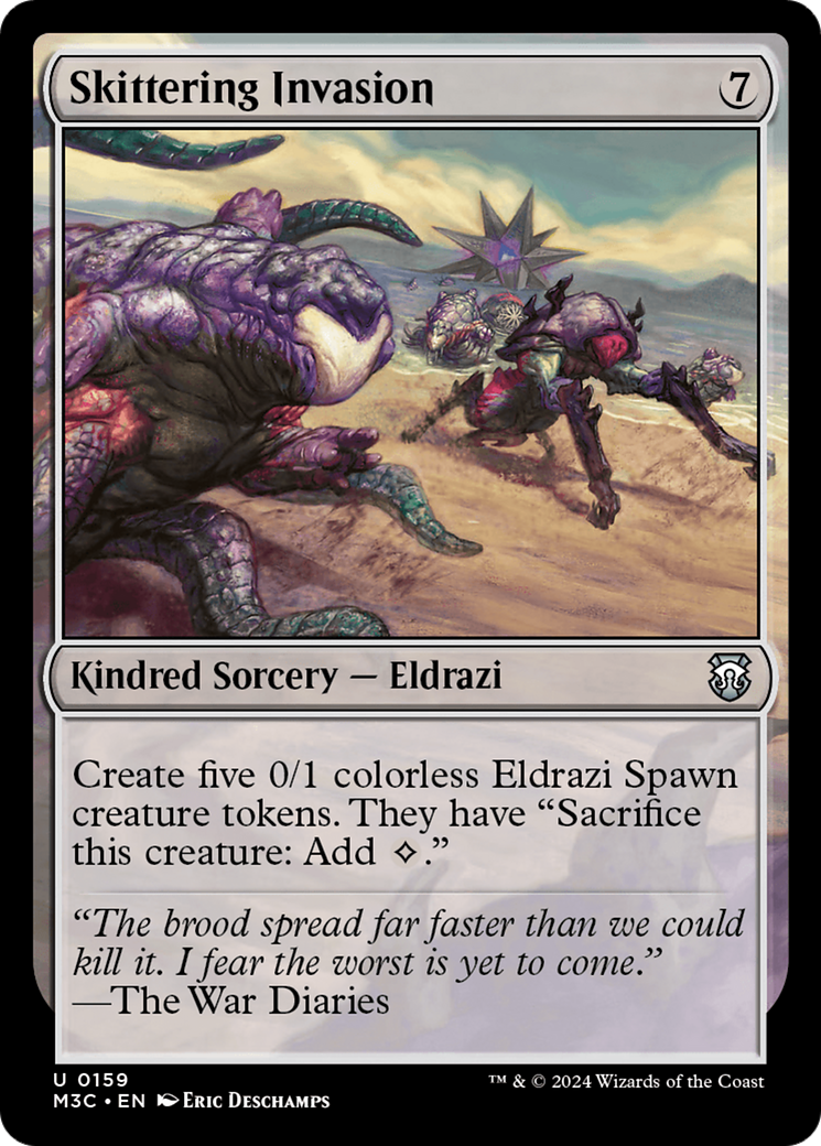 Skittering Invasion (Ripple Foil) [Modern Horizons 3 Commander] | Jomio and Rueliete's Cards and Comics