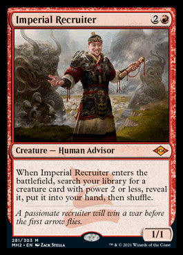 Imperial Recruiter (Foil Etched) [Modern Horizons 2] | Jomio and Rueliete's Cards and Comics