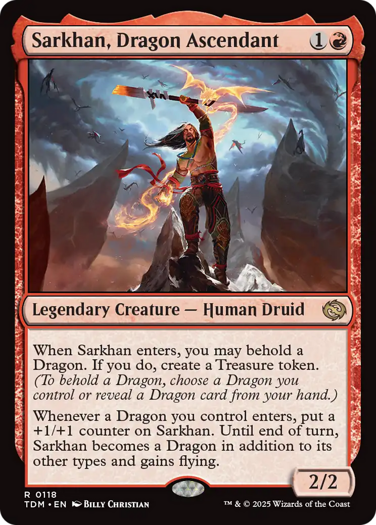 Sarkhan, Dragon Ascendant (118) [Tarkir: Dragonstorm] | Jomio and Rueliete's Cards and Comics