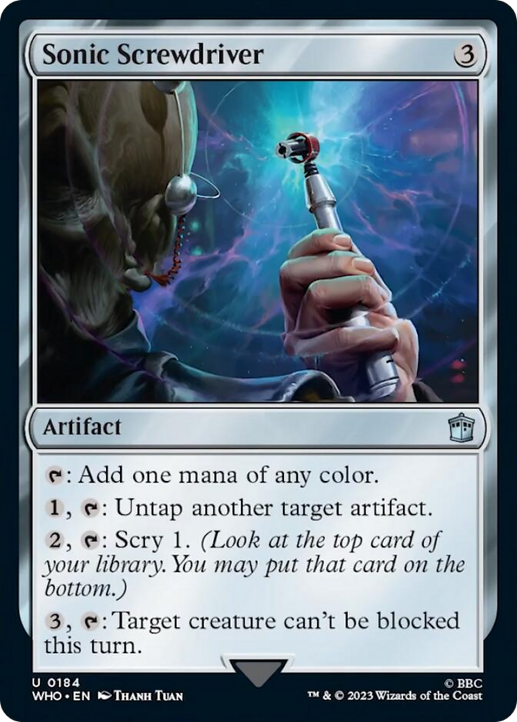 Sonic Screwdriver (0184) [Doctor Who] | Jomio and Rueliete's Cards and Comics