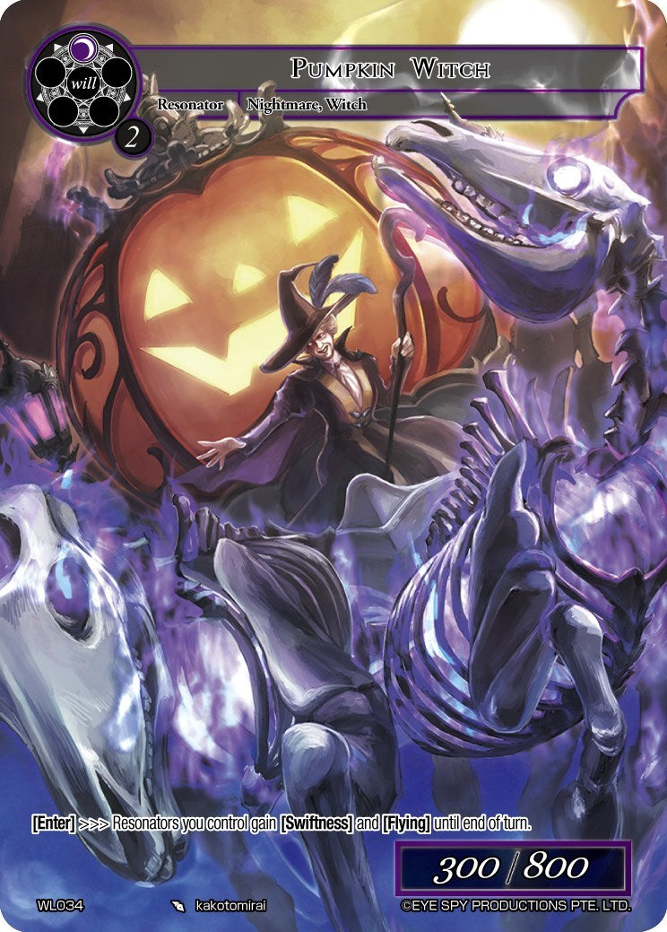 Pumpkin Witch (WL034) [Promo Cards] | Jomio and Rueliete's Cards and Comics
