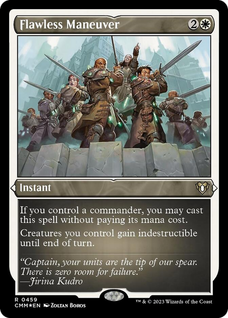 Flawless Maneuver (Foil Etched) [Commander Masters] | Jomio and Rueliete's Cards and Comics