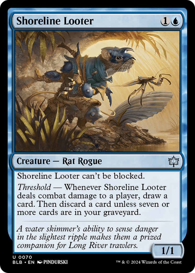 Shoreline Looter [Bloomburrow] | Jomio and Rueliete's Cards and Comics