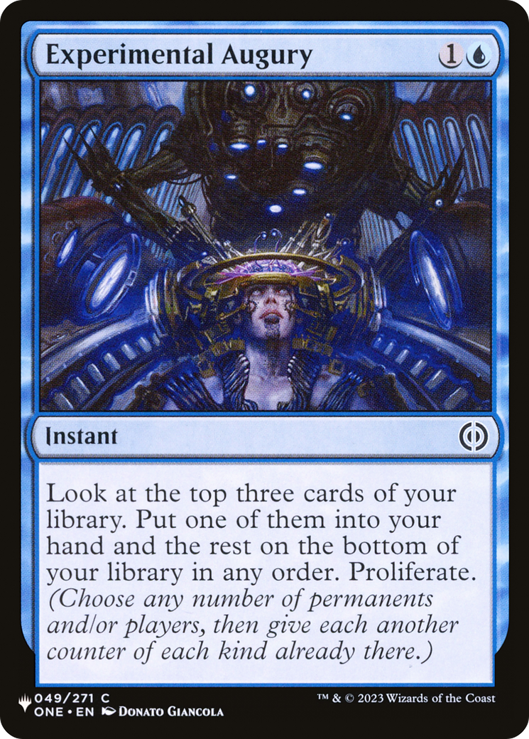 Experimental Augury [The List] | Jomio and Rueliete's Cards and Comics