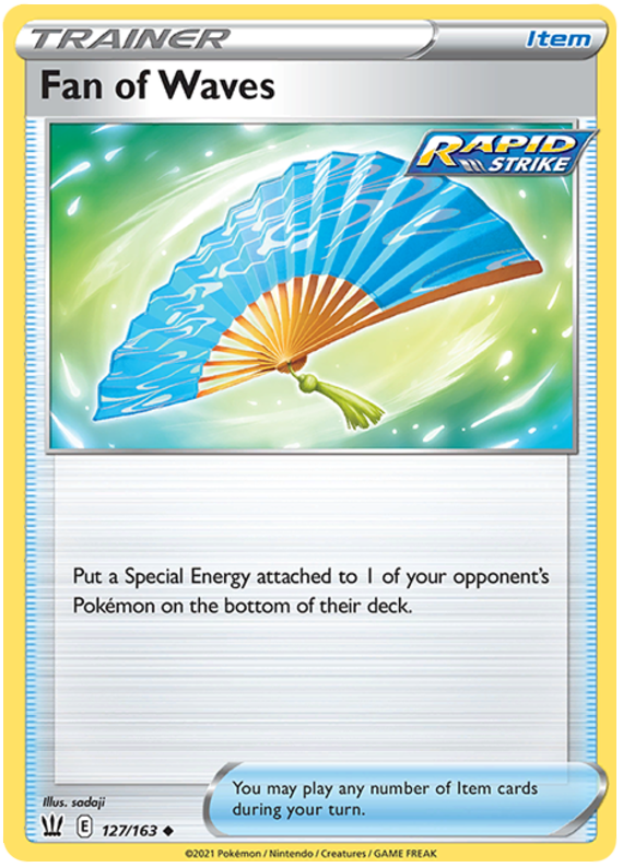 Fan of Waves (127/163) [Sword & Shield: Battle Styles] | Jomio and Rueliete's Cards and Comics