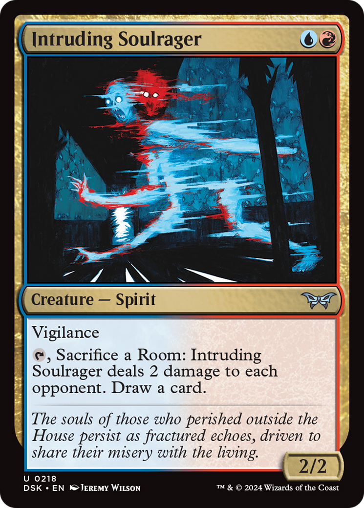 Intruding Soulrager [Duskmourn: House of Horror] | Jomio and Rueliete's Cards and Comics