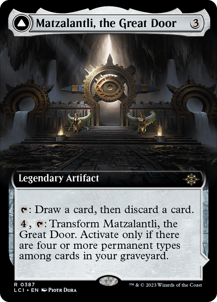 Matzalantli, the Great Door // The Core (Extended Art) [The Lost Caverns of Ixalan] | Jomio and Rueliete's Cards and Comics