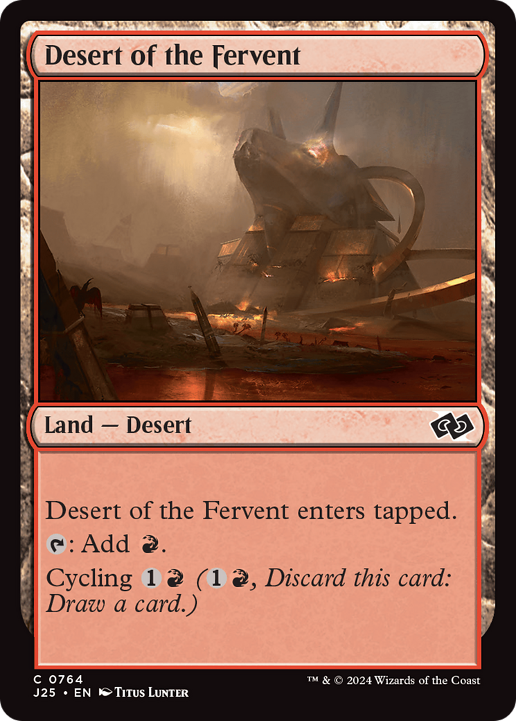 Desert of the Fervent [Foundations Jumpstart] | Jomio and Rueliete's Cards and Comics