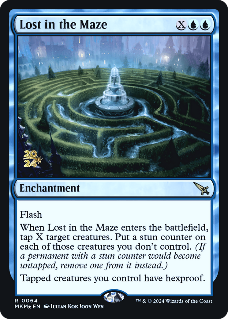 Lost in the Maze [Murders at Karlov Manor Prerelease Promos] | Jomio and Rueliete's Cards and Comics