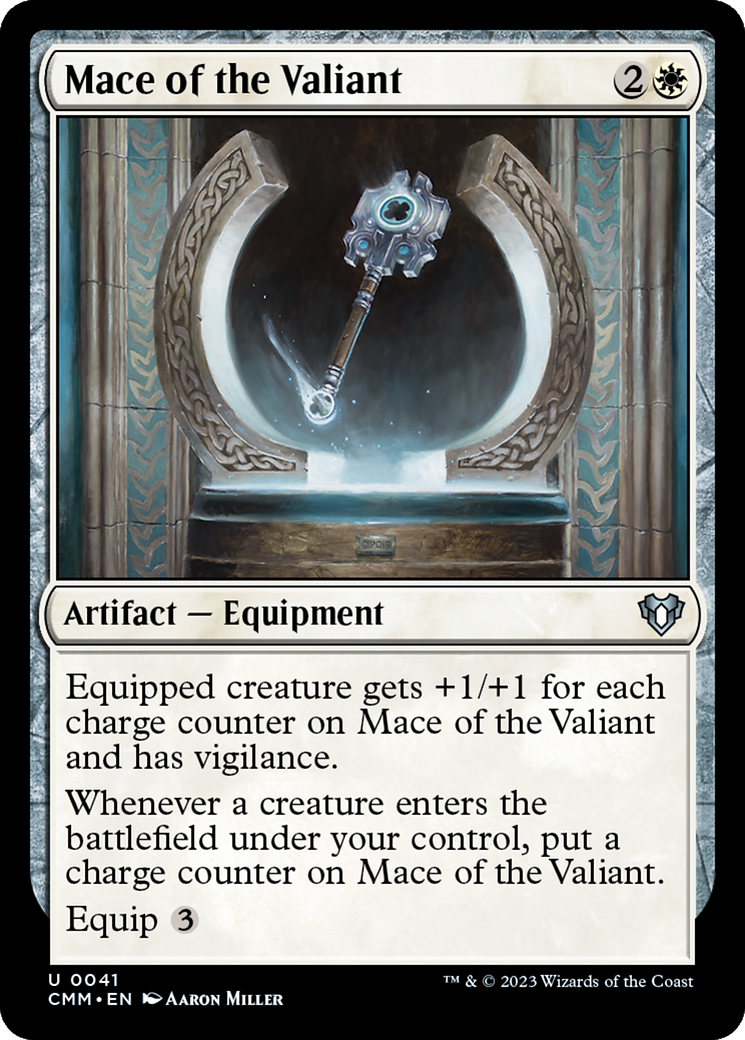 Mace of the Valiant [Commander Masters] | Jomio and Rueliete's Cards and Comics