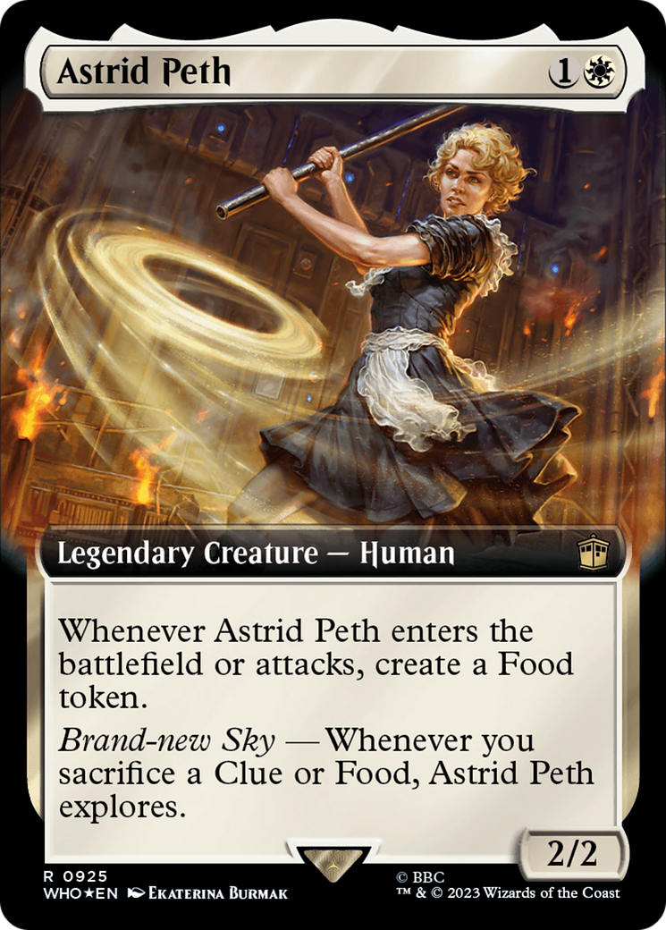 Astrid Peth (Extended Art) (Surge Foil) [Doctor Who] | Jomio and Rueliete's Cards and Comics