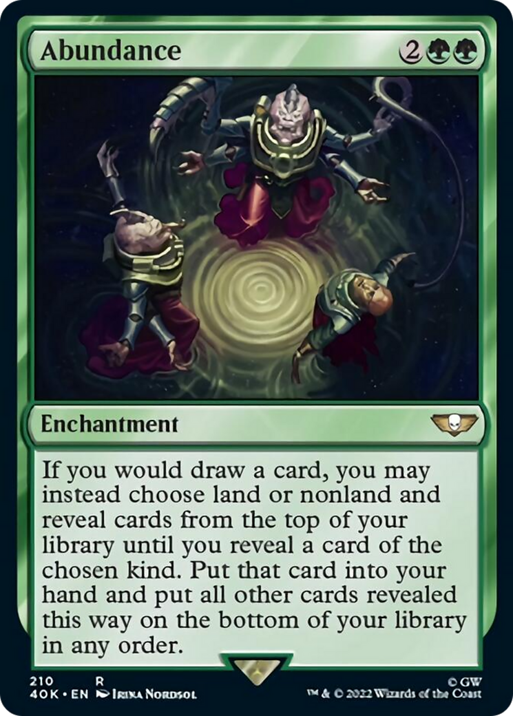 Abundance (Surge Foil) [Warhammer 40,000] | Jomio and Rueliete's Cards and Comics